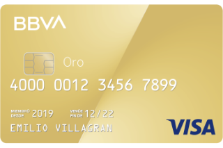 Tarjeta de crédito BBVA Oro
